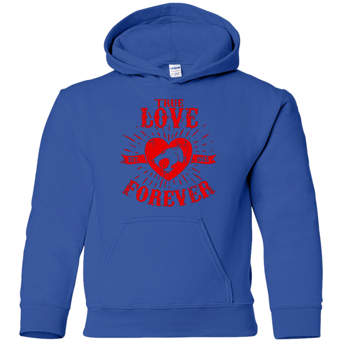 True Love Forever Thunder Youth Hoodie