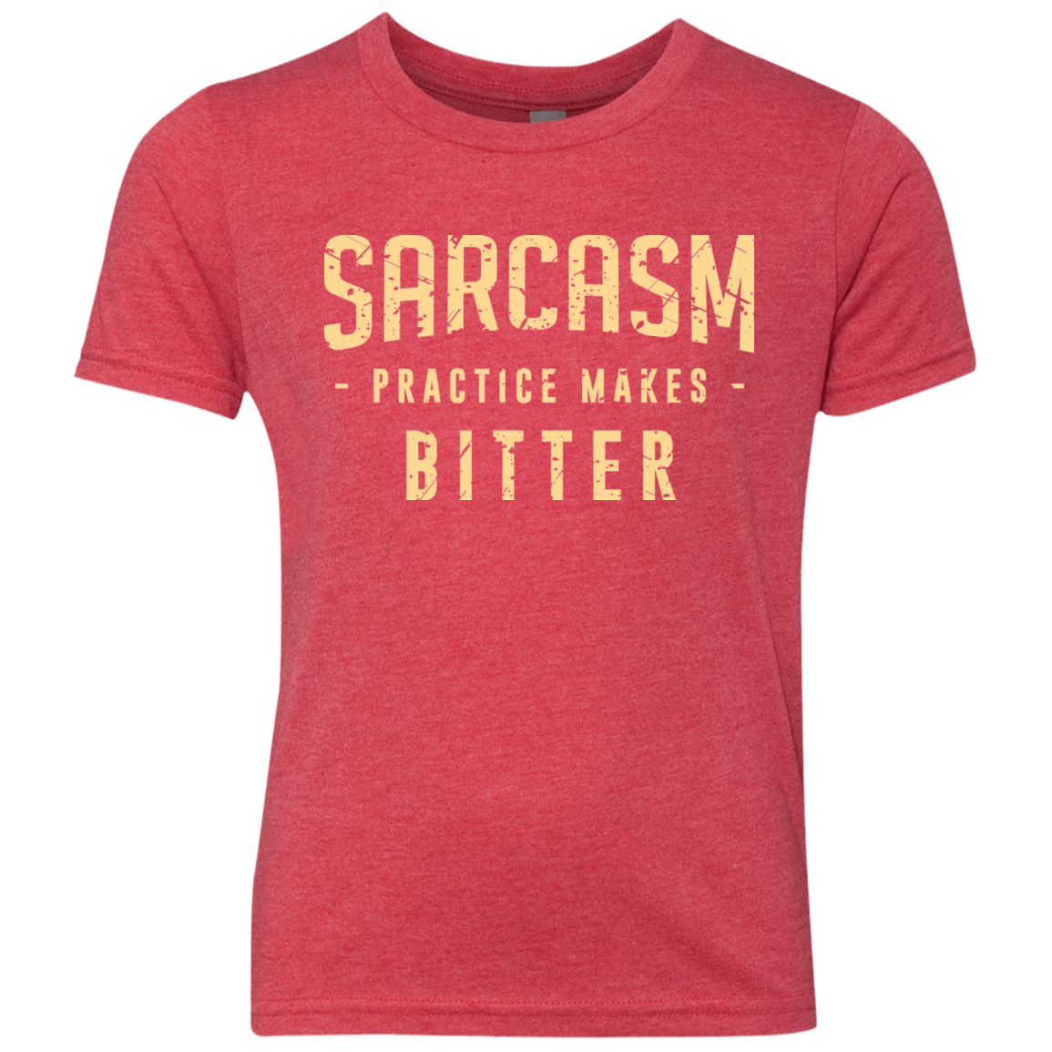 PRACTICE MAKES BITTER Youth Triblend T-Shirt