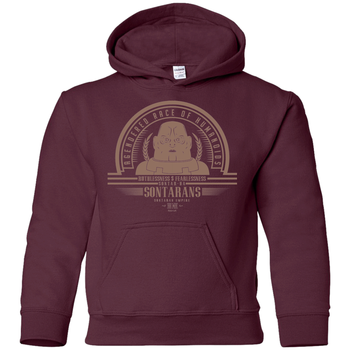 Who Villains Sontarans Youth Hoodie