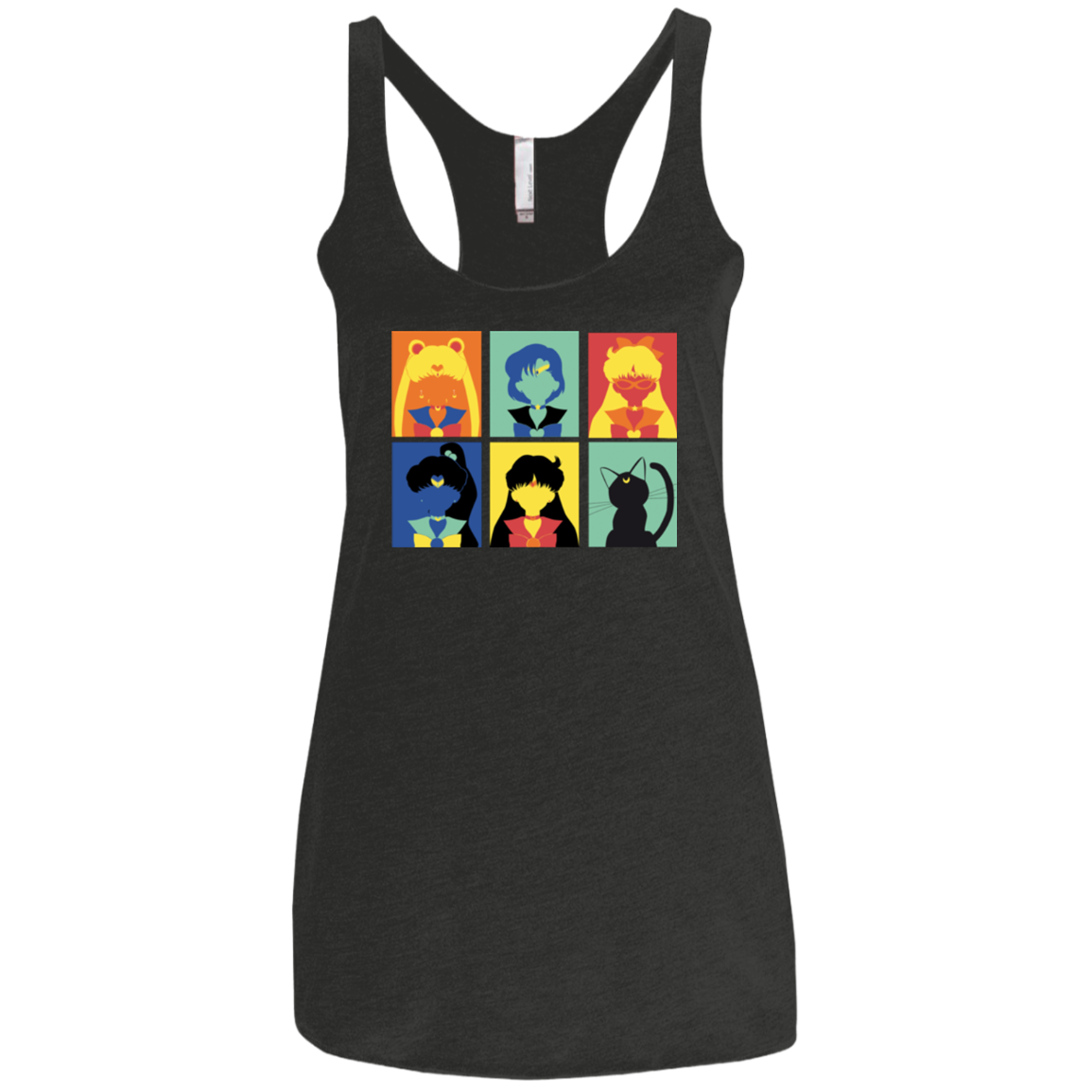 Sailor pop Women's Triblend Racerback Tank
