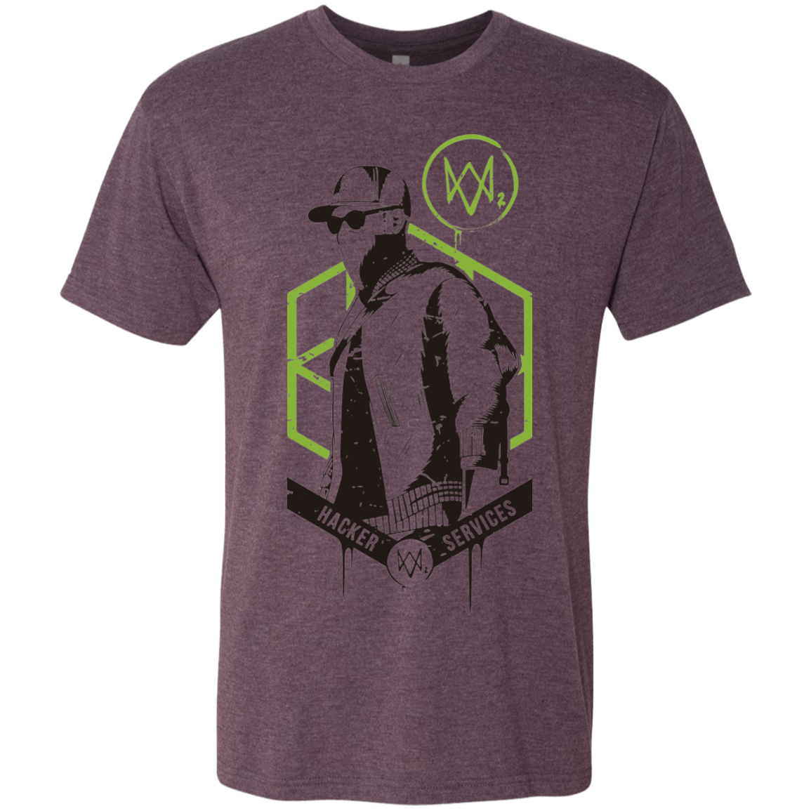 Watch Dogs 2 Hacker Services Men's Triblend T-Shirt