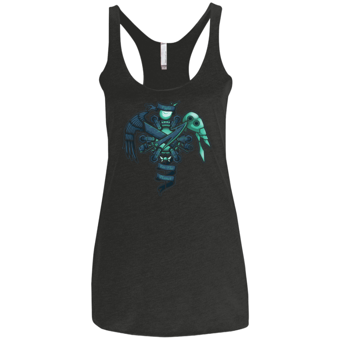 FIGHT FOR THE PLANET Women's Triblend Racerback Tank