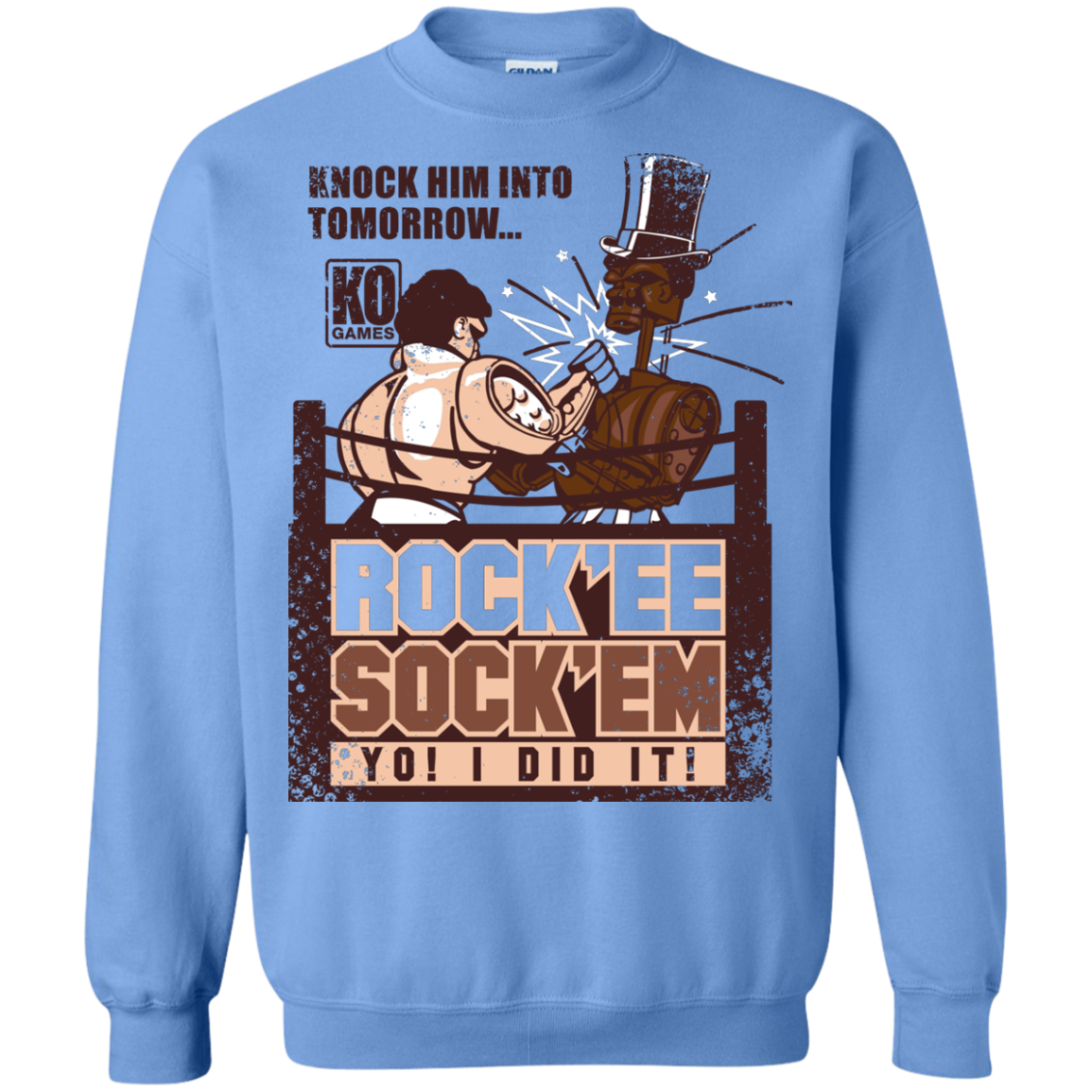 Rockee Sockem Crewneck Sweatshirt