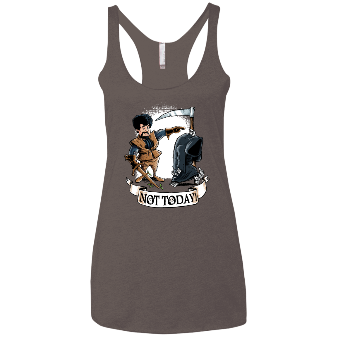 Not Today Women's Triblend Racerback Tank