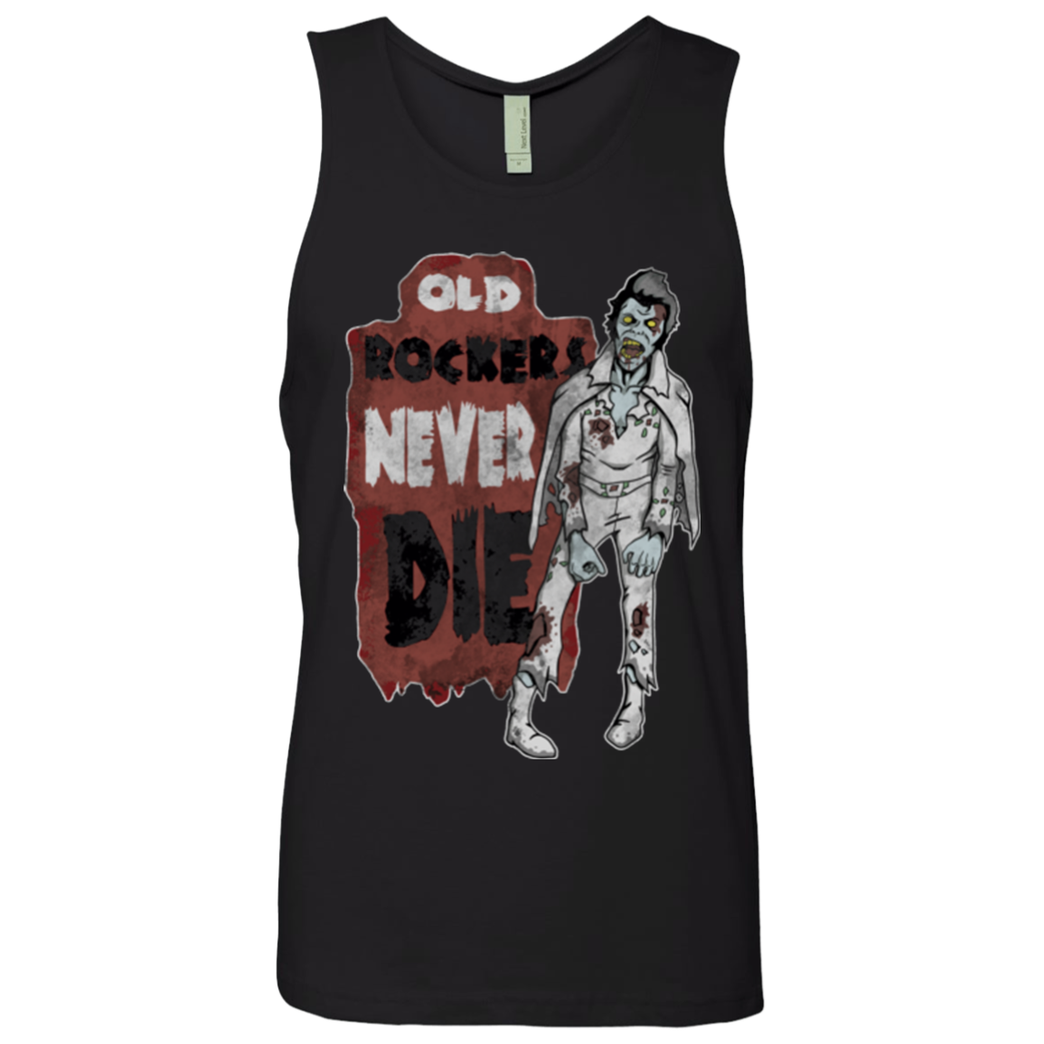 Old Rockers Never Die Men's Premium Tank Top
