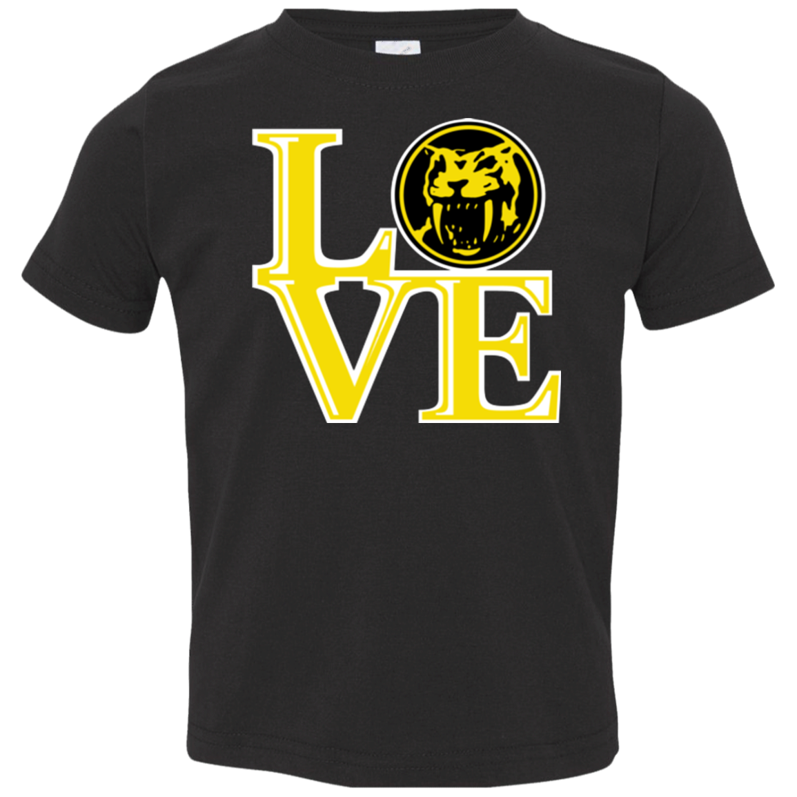 Yellow Ranger LOVE Toddler Premium T-Shirt