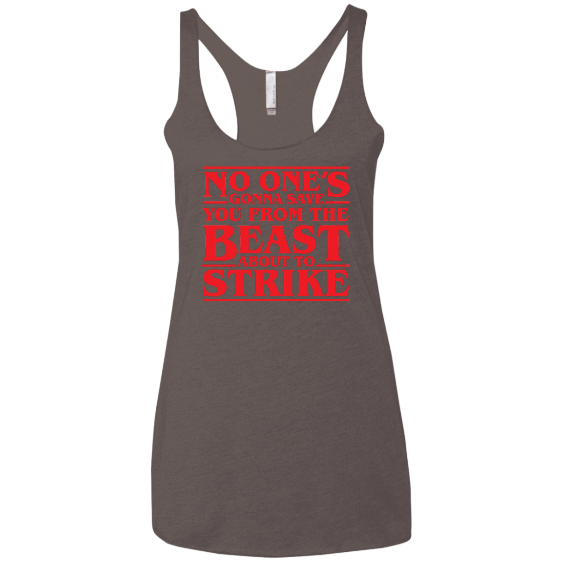 The Beast Women's Triblend Racerback Tank