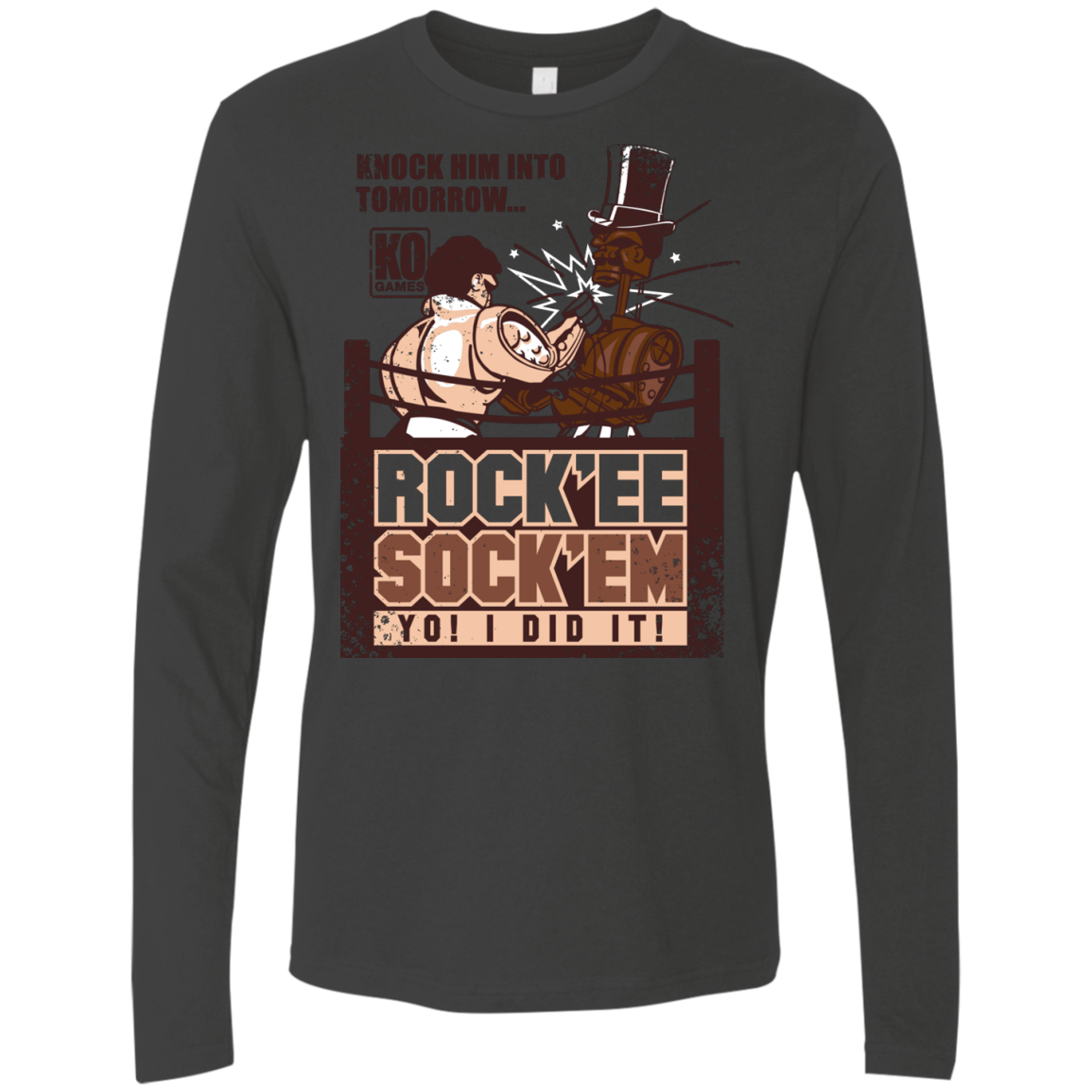 Rockee Sockem Men's Premium Long Sleeve