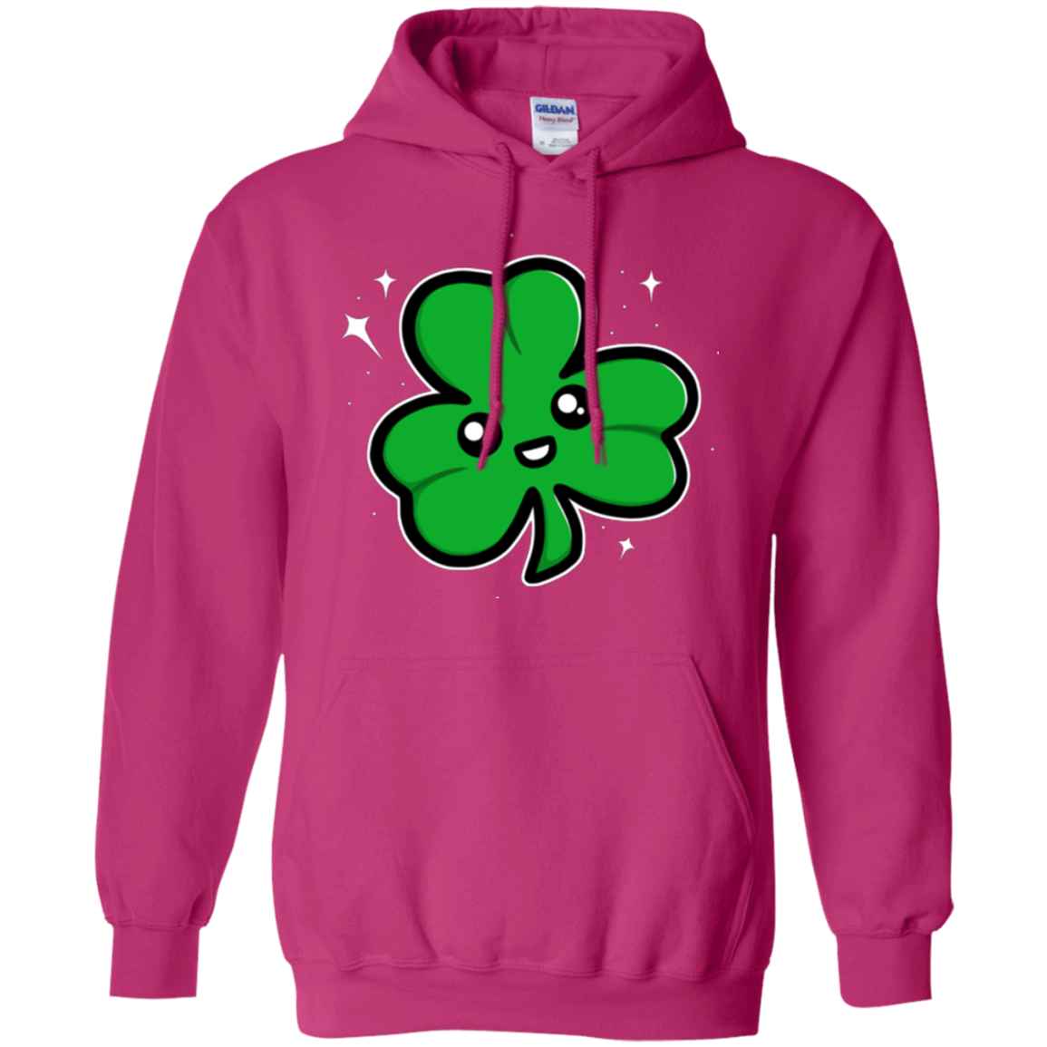 Super Cute Shamrock Pullover Hoodie