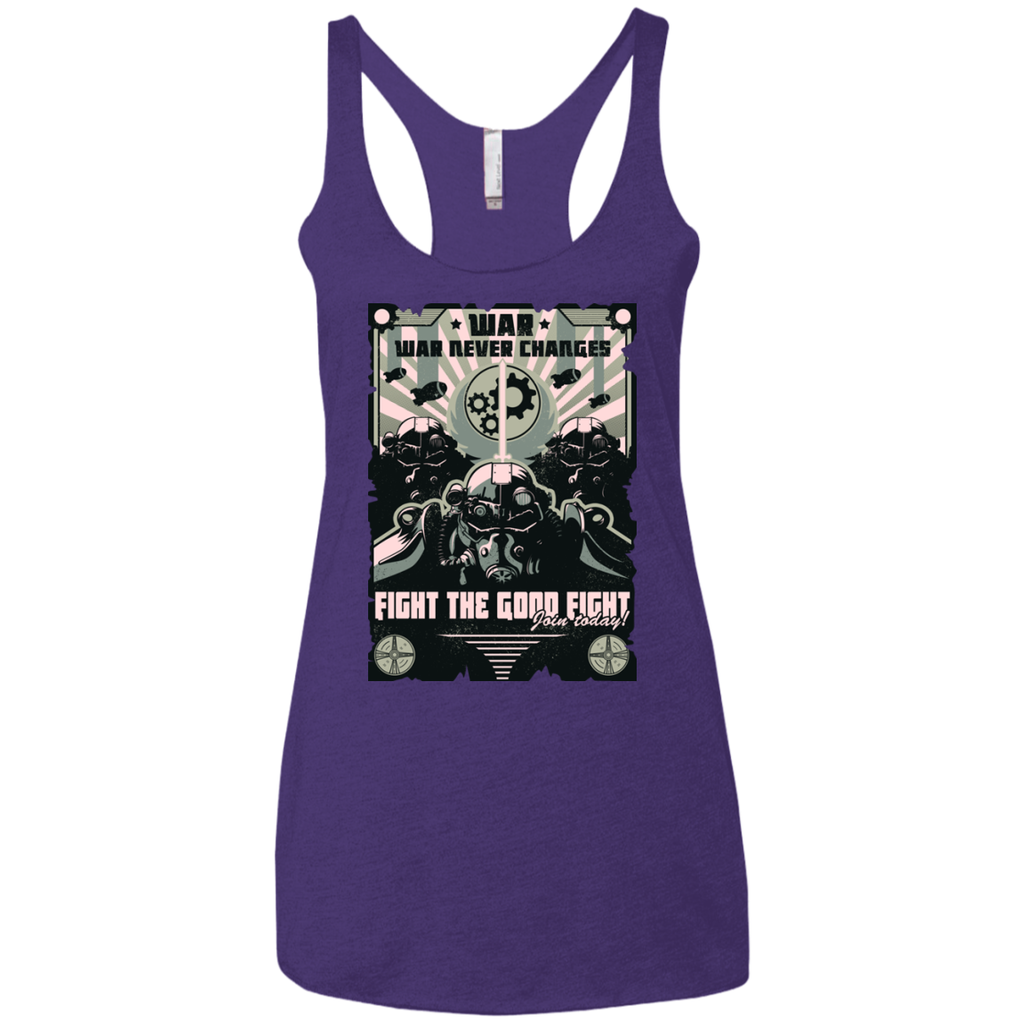 War Never Changes Women's Triblend Racerback Tank