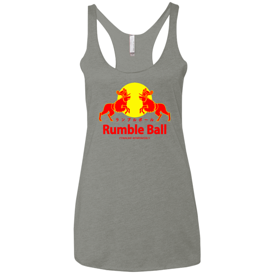 Rumble Ball Women's Triblend Racerback Tank