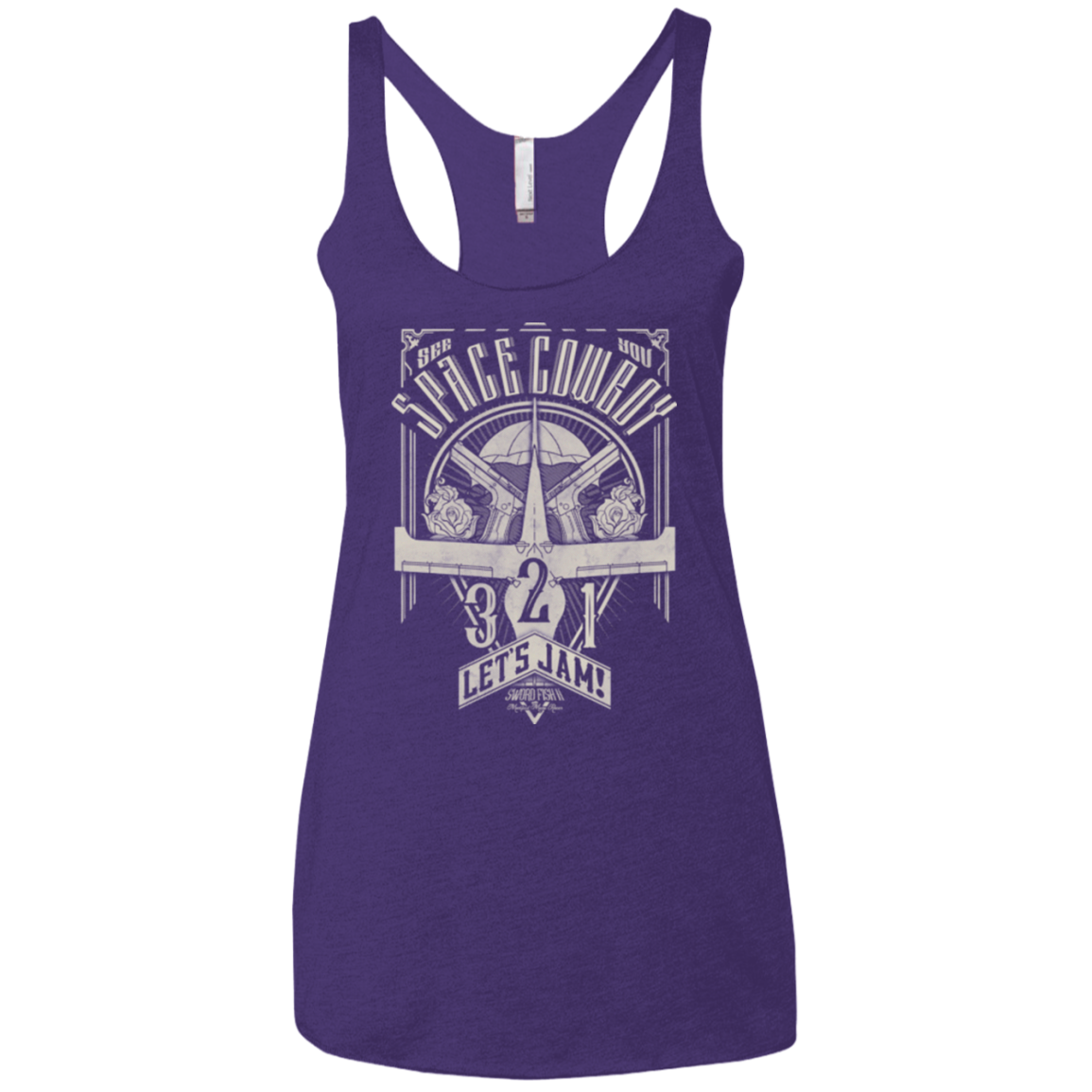 The Vintage Series - Space Cowboy Women's Triblend Racerback Tank