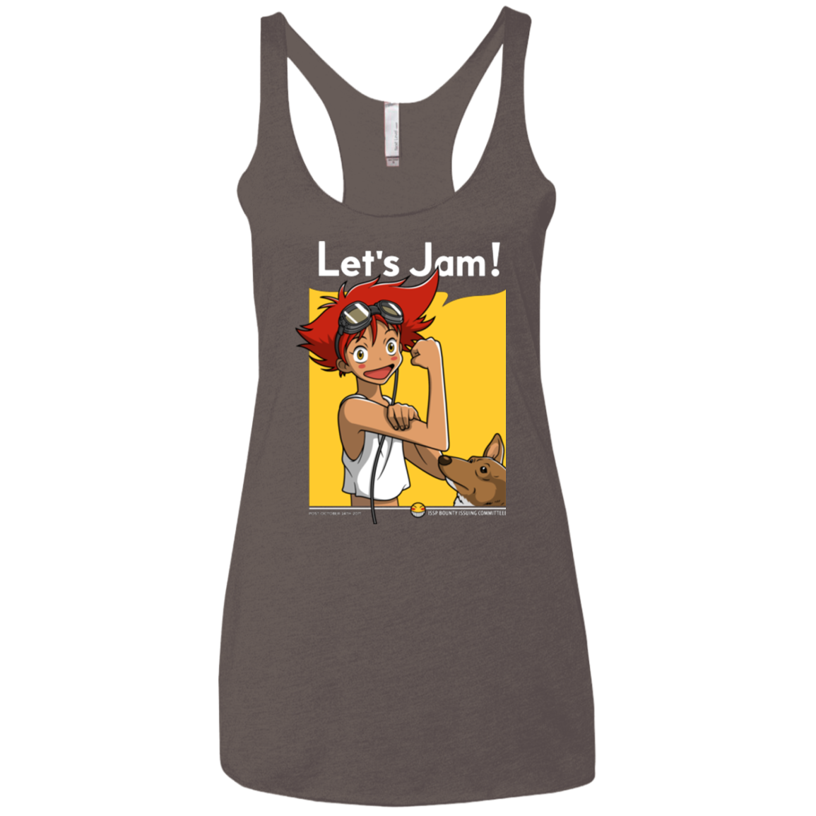 JAMMING WITH EDWARD Women's Triblend Racerback Tank
