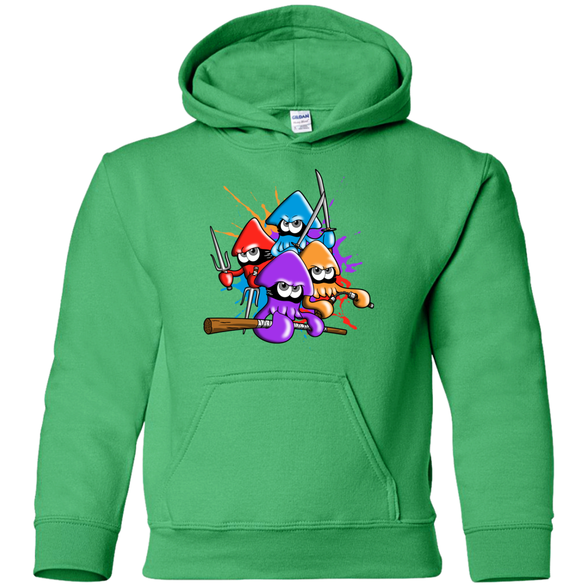 Teenage Mutant Ninja Squids Youth Hoodie