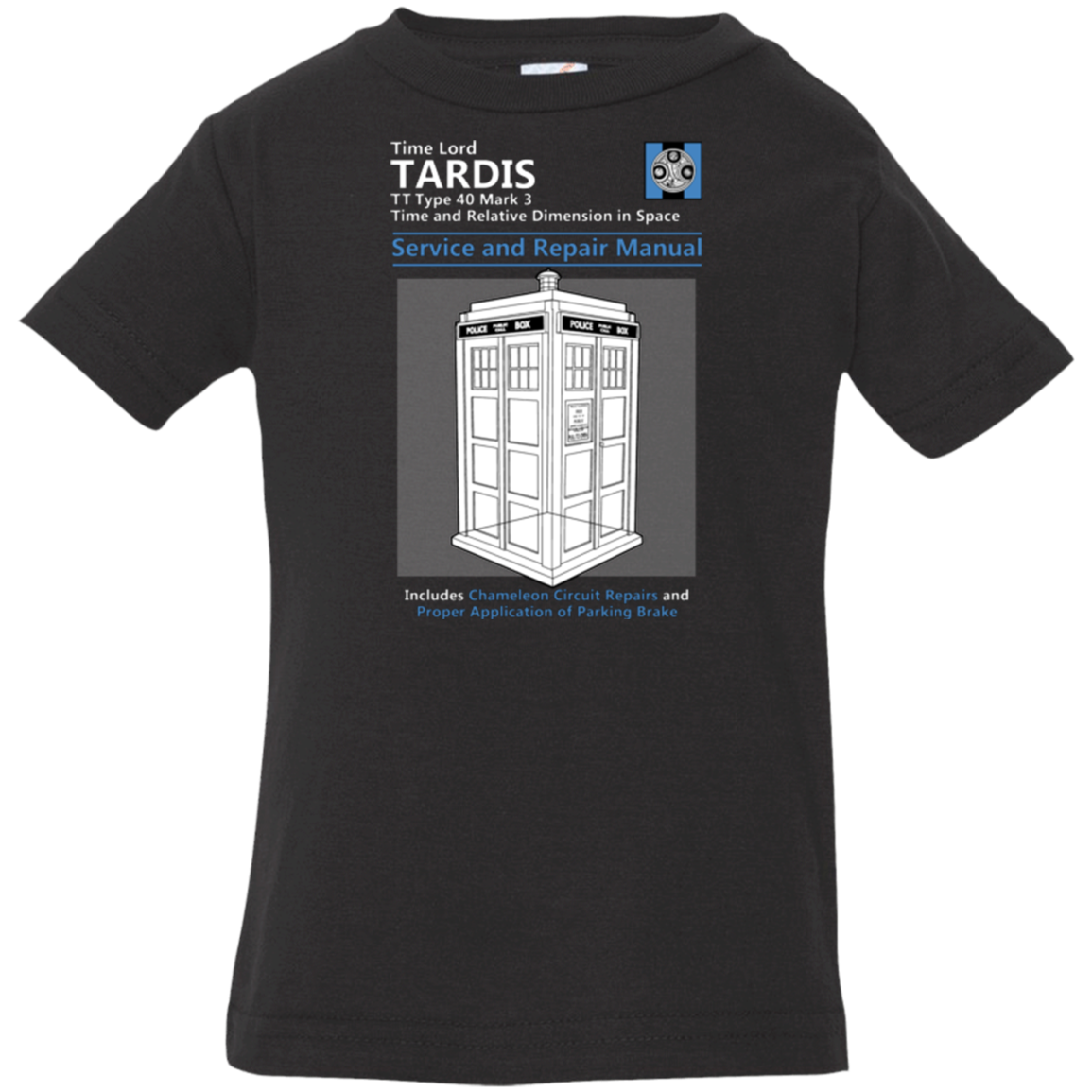 TARDIS SERVICE AND REPAIR MANUAL Infant Premium T-Shirt