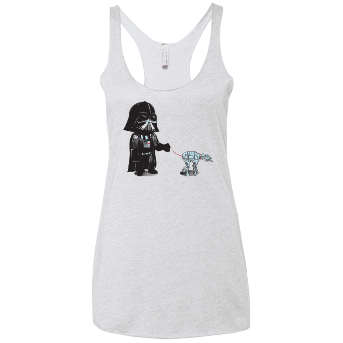 Walking the Robot Women's Triblend Racerback Tank