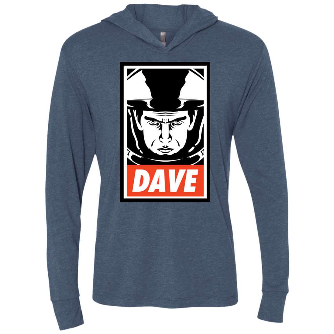 Dave Triblend Long Sleeve Hoodie Tee