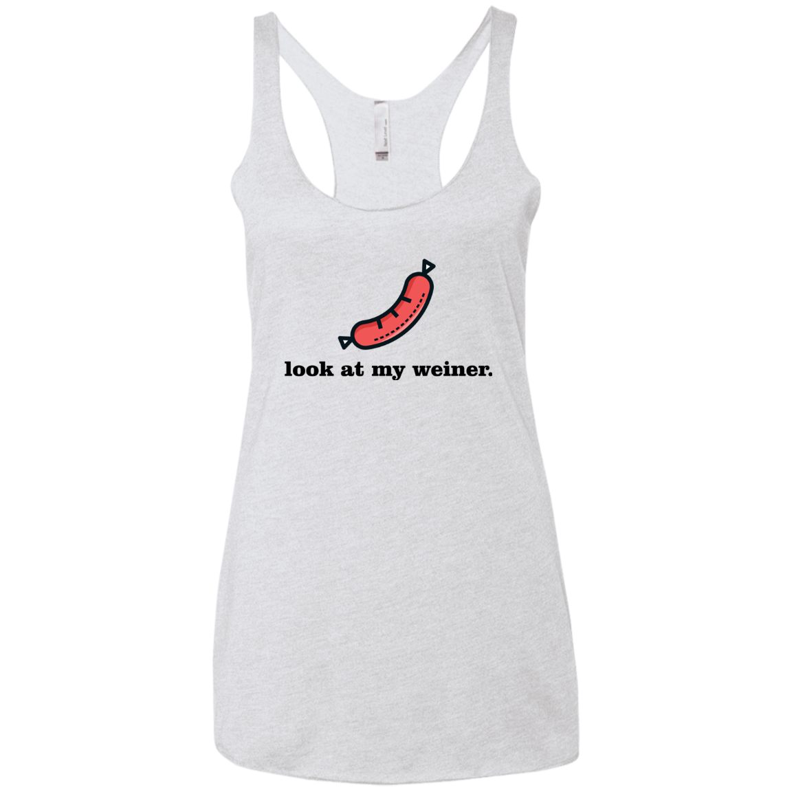 Weiner Women's Triblend Racerback Tank