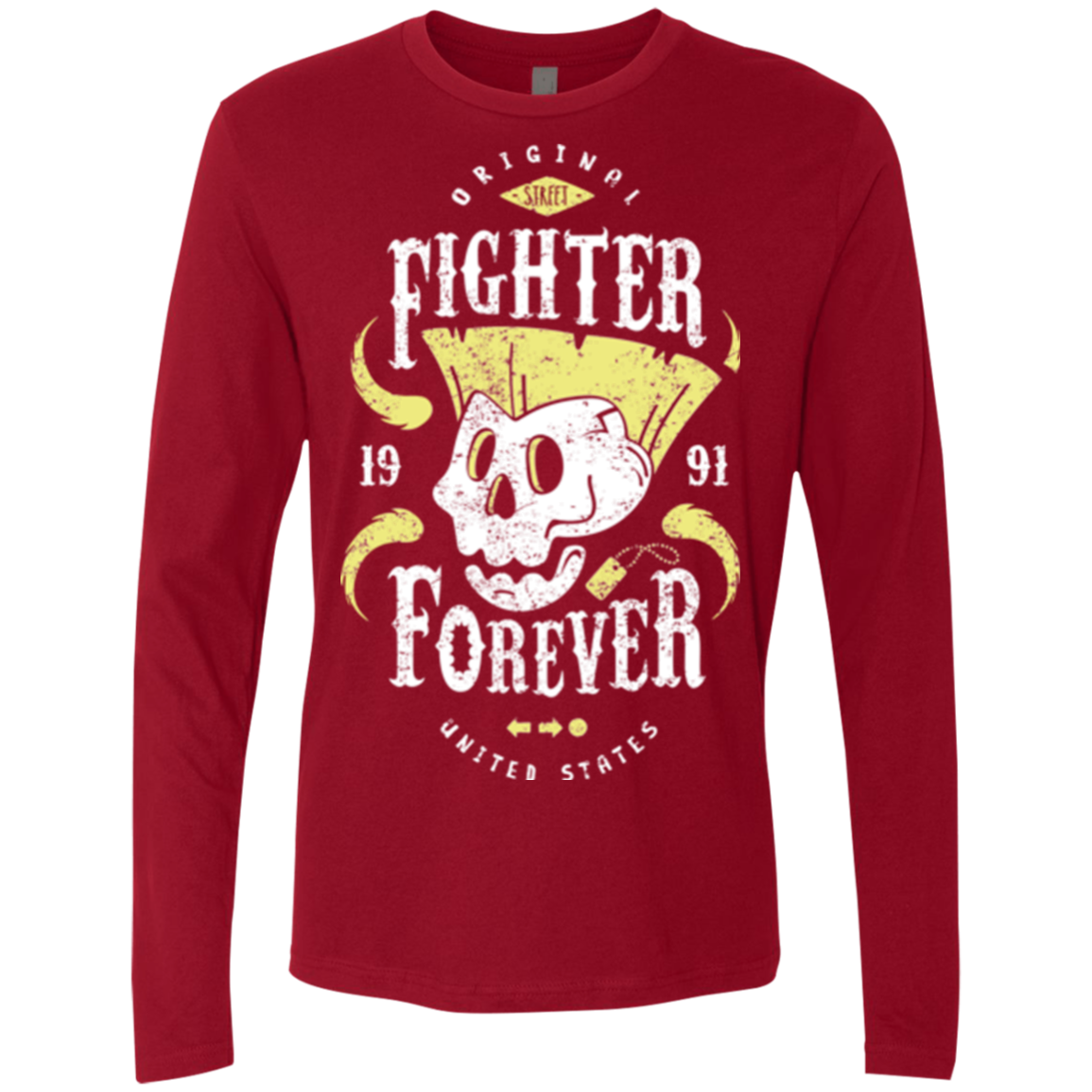 Fighter Forever Guile Men's Premium Long Sleeve
