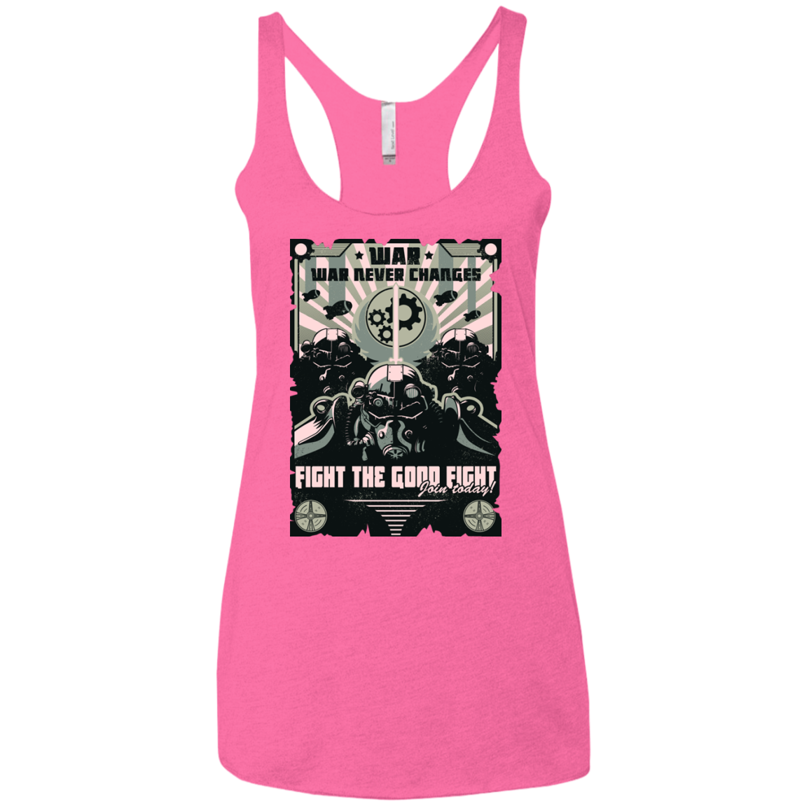 War Never Changes Women's Triblend Racerback Tank