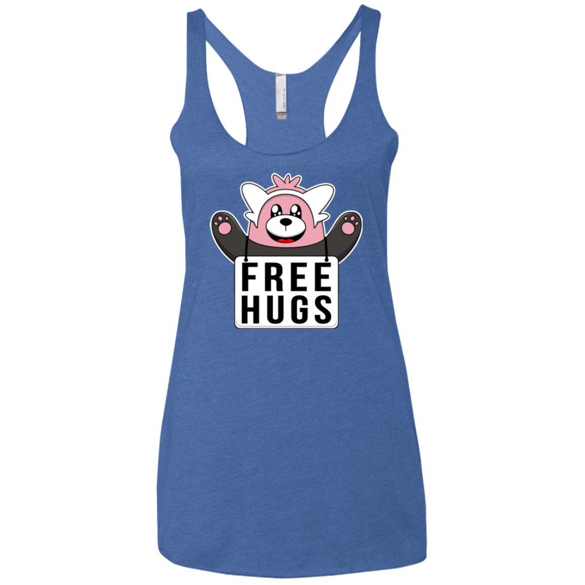 Free Hugs Women's Triblend Racerback Tank
