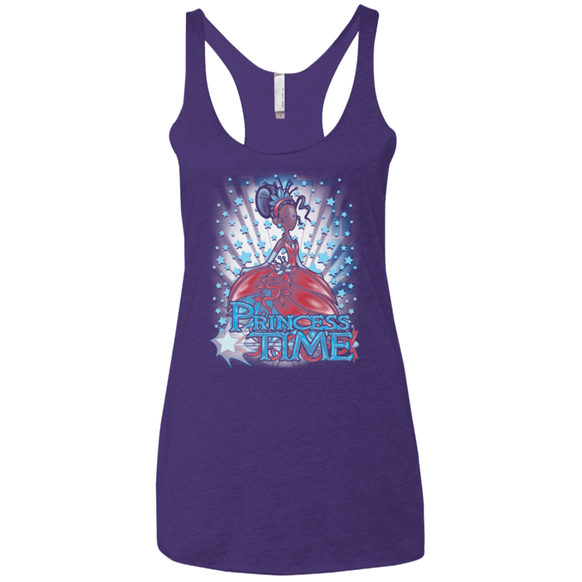 Princess Time Tiana Women's Triblend Racerback Tank