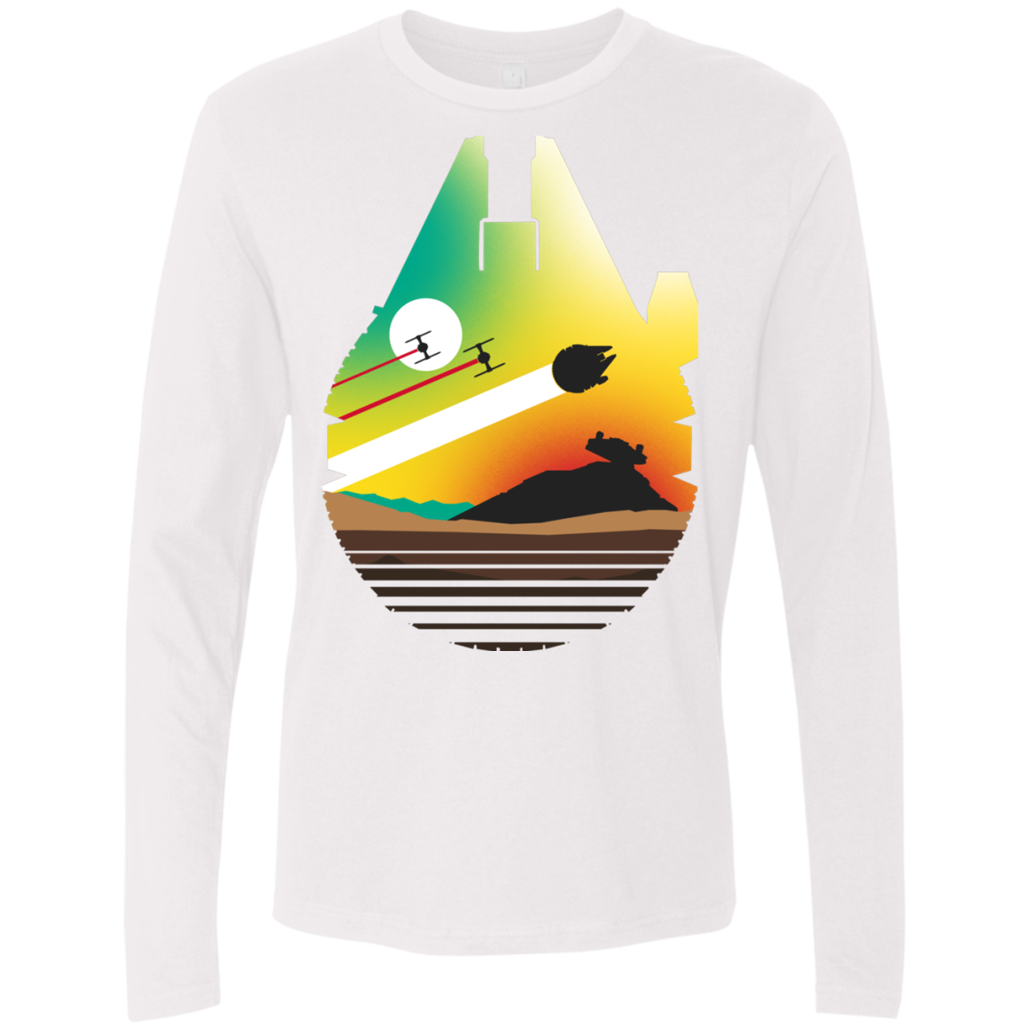Escape from Desert Planet Men's Premium Long Sleeve