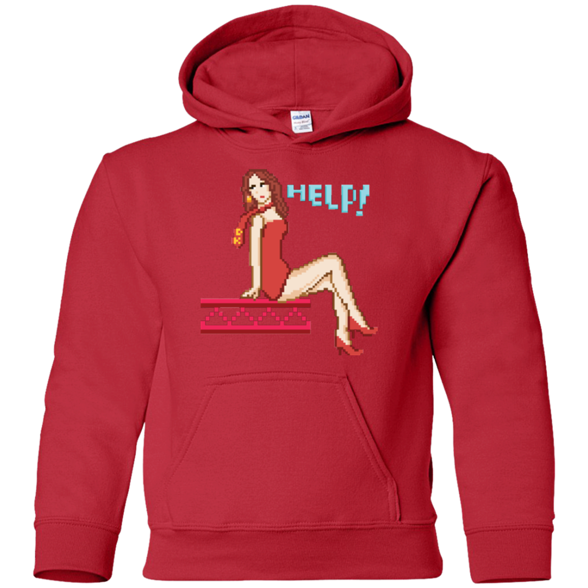 Pixel Pinup Pauline Youth Hoodie