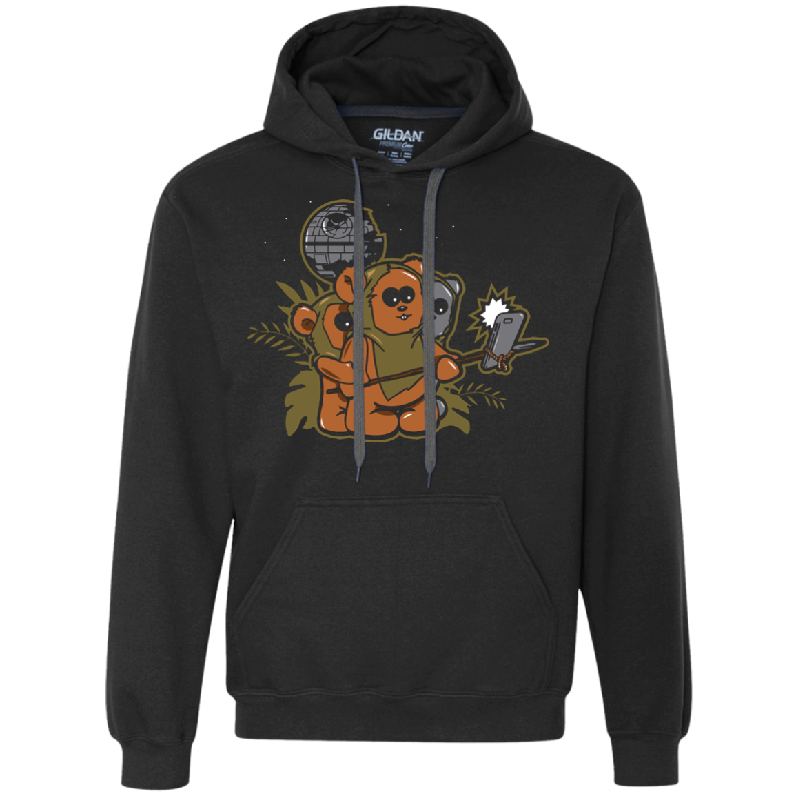 Ewok Selfie Premium Fleece Hoodie