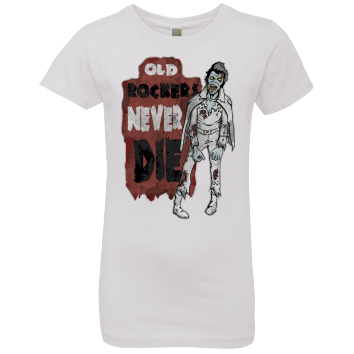 Old Rockers Never Die Girls Premium T-Shirt