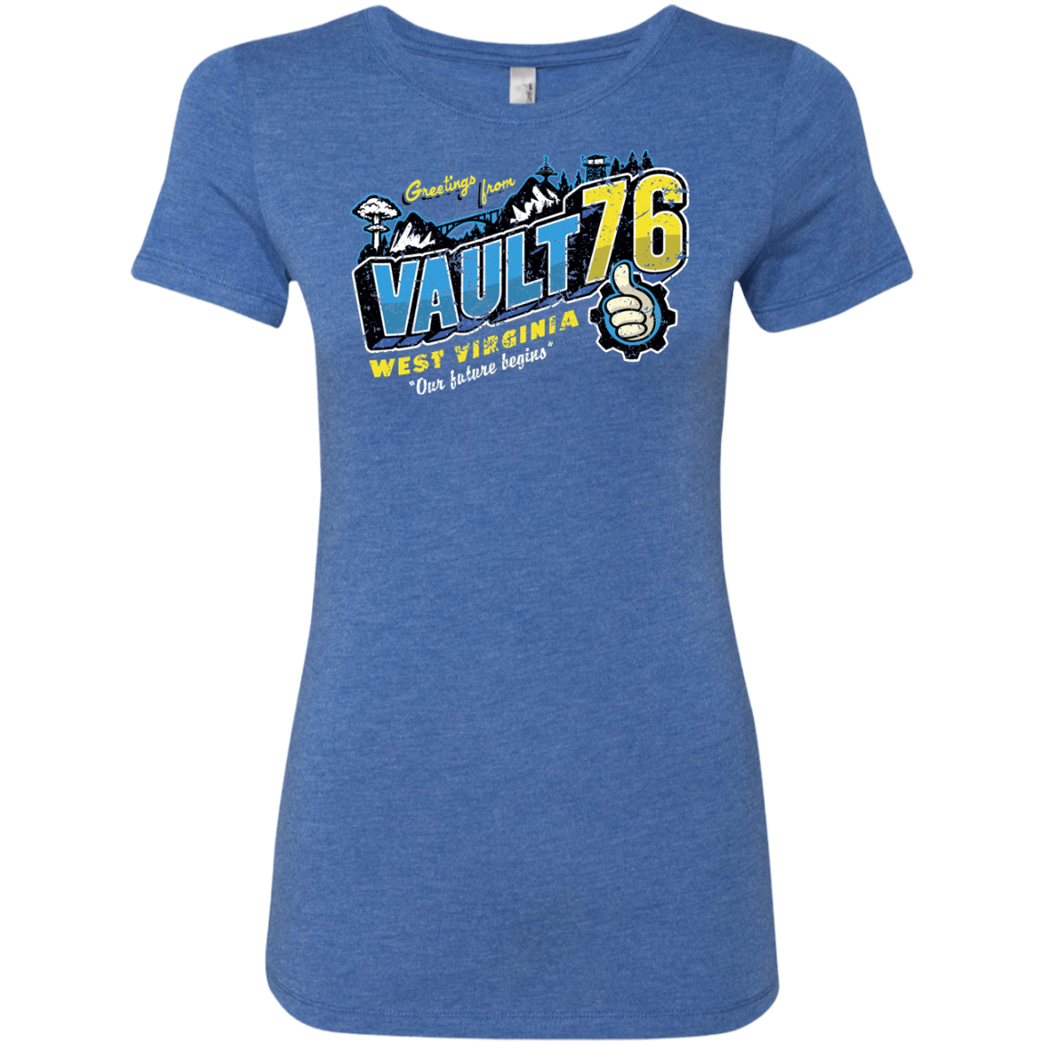 Greetings from WV Vault Women's Triblend T-Shirt