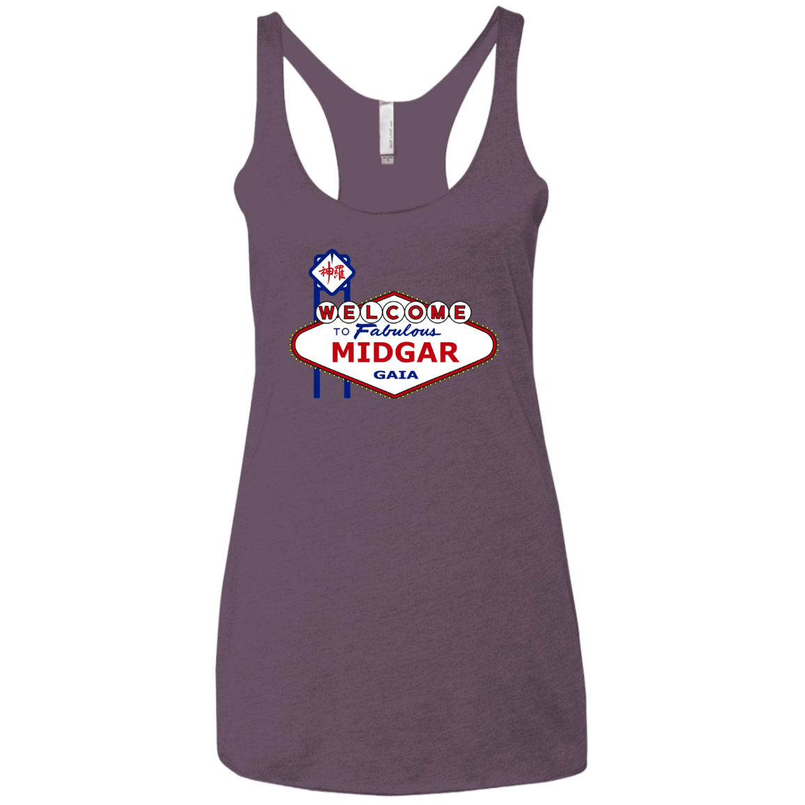 Viva Midgar Women's Triblend Racerback Tank