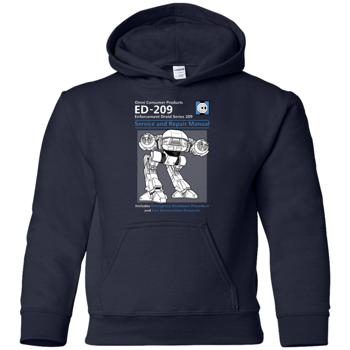 ED209 SERVICE & REPAIR MANUAL Youth Hoodie