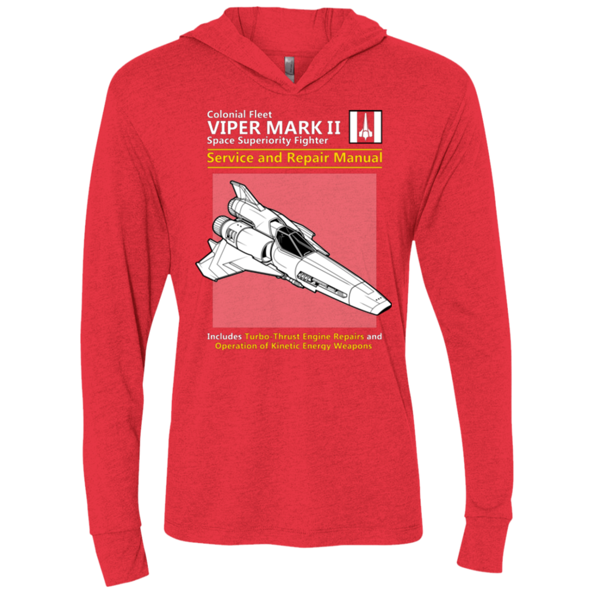 VIPER SERVICE AND REPAIR MANUAL Triblend Long Sleeve Hoodie Tee