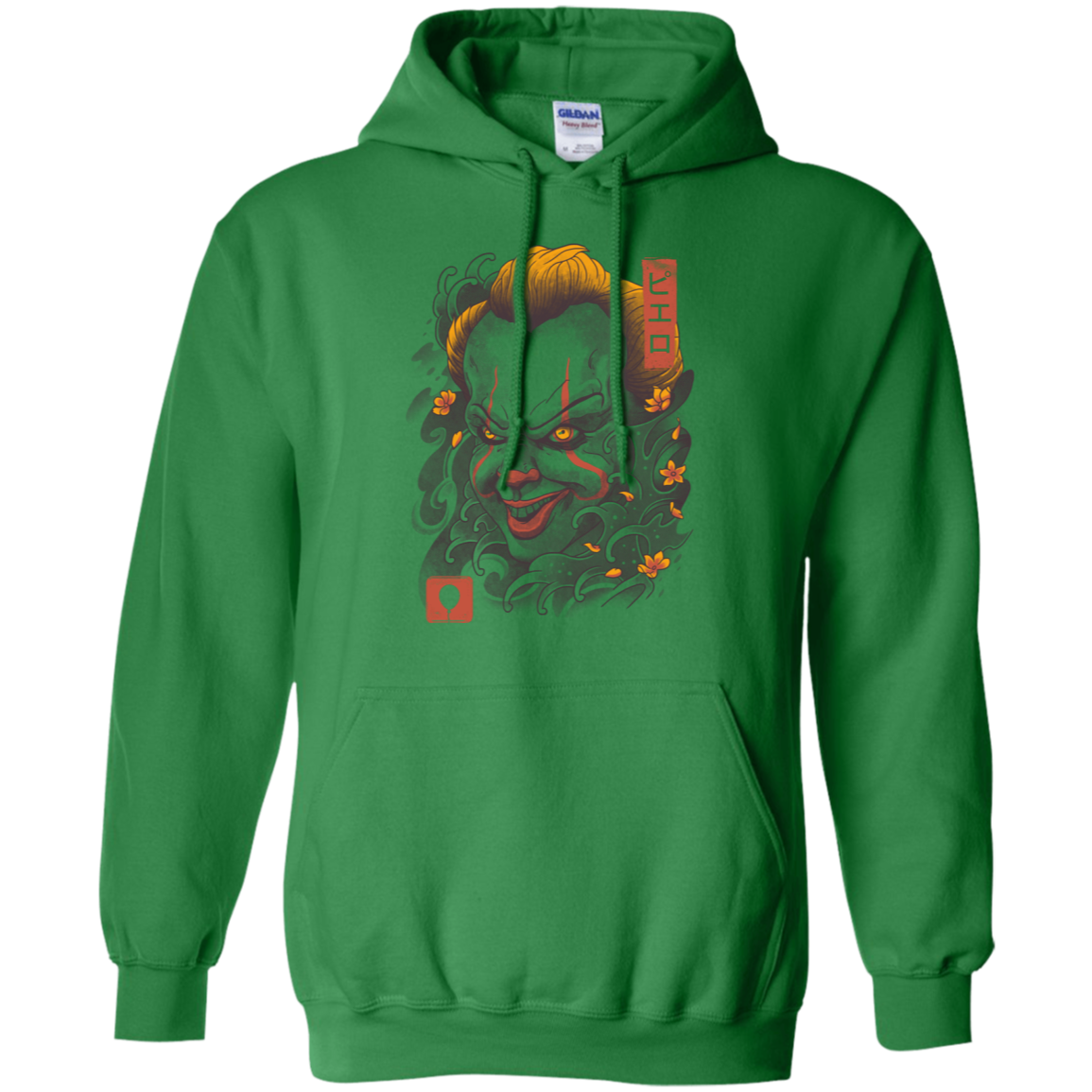Oni Clown Mask Pullover Hoodie
