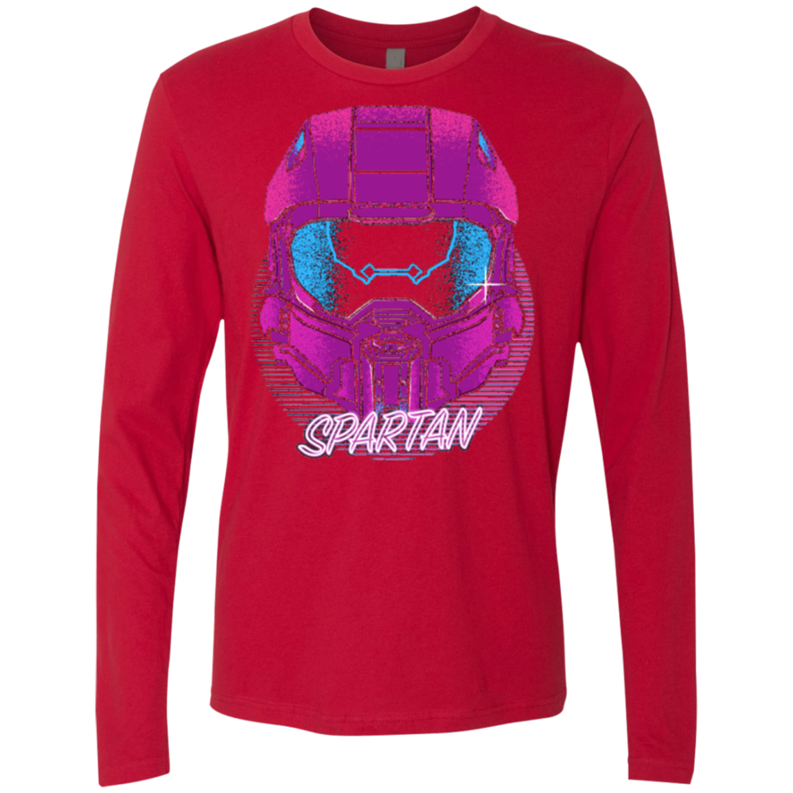 Spartan Helmet 80's Men's Premium Long Sleeve