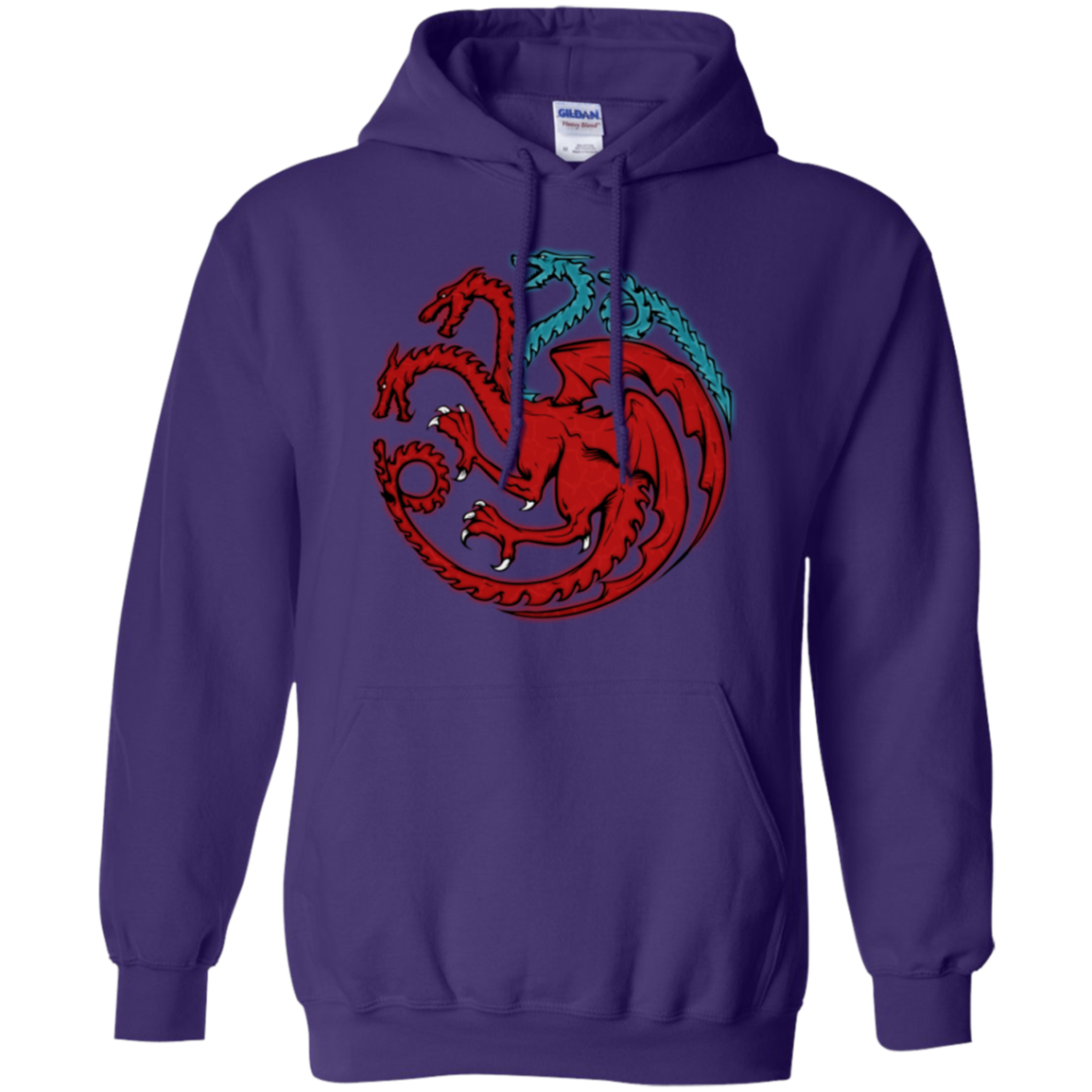Trinity of fire and ice V2 Pullover Hoodie