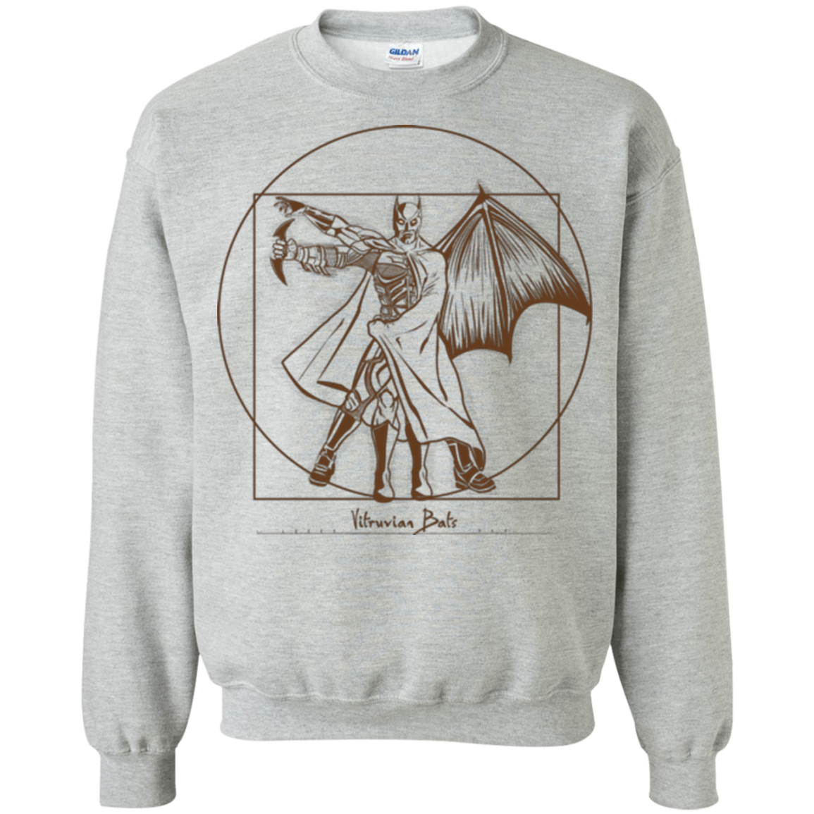 Vitruvian Bats Crewneck Sweatshirt