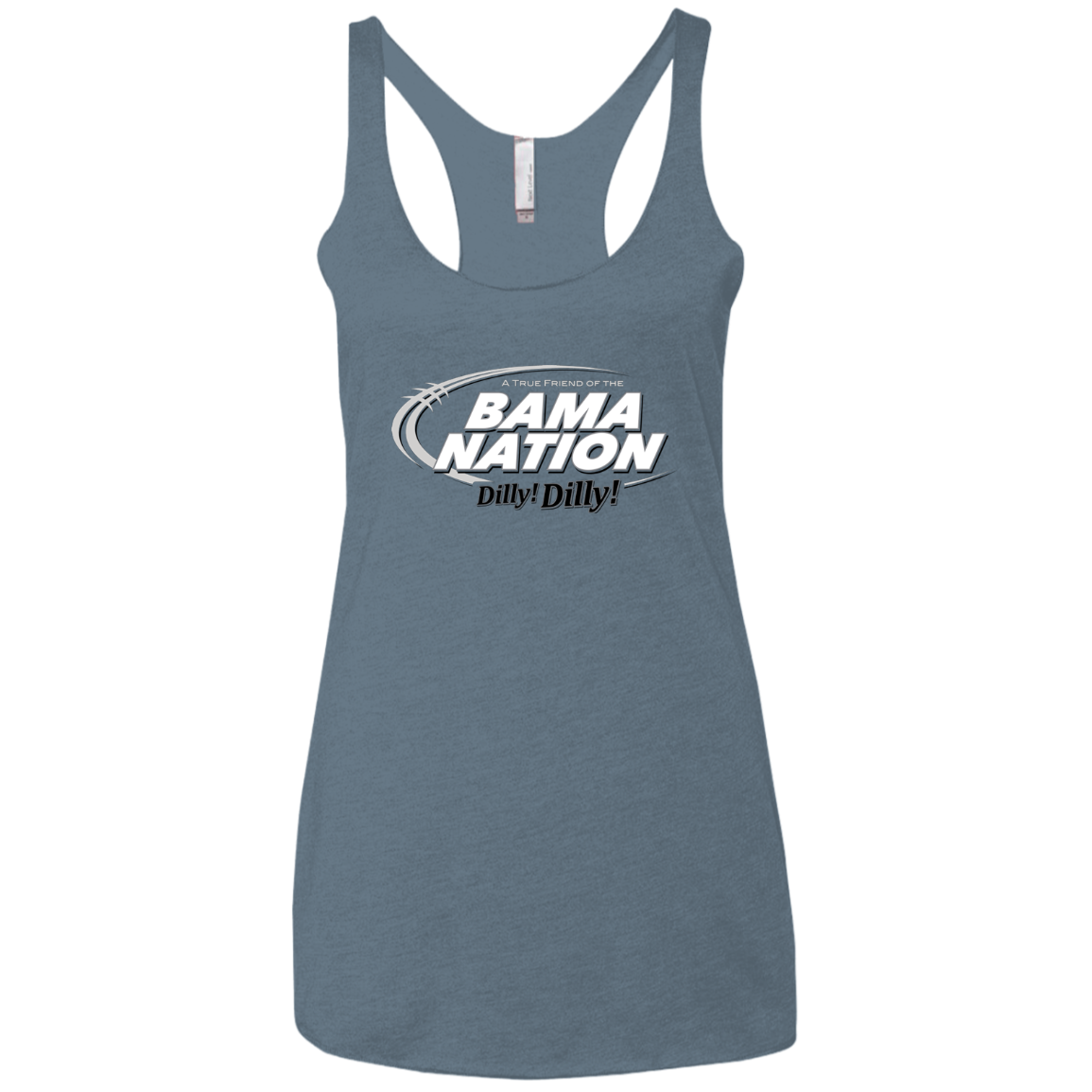 Alabama Dilly Dilly Women's Triblend Racerback Tank