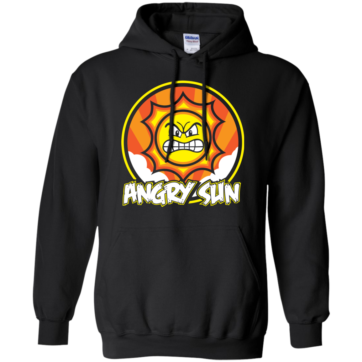 Angry Sun Pullover Hoodie