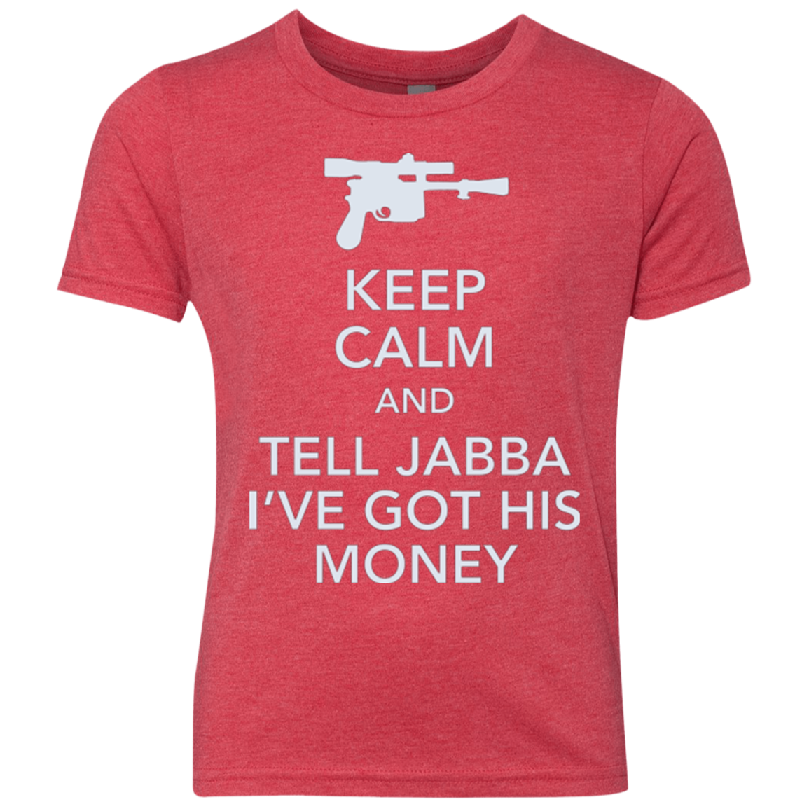 Tell Jabba (2) Youth Triblend T-Shirt