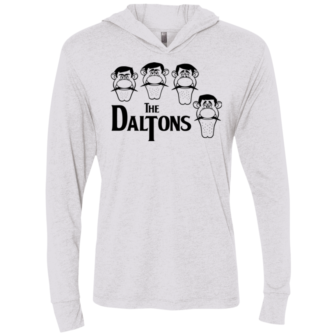 The Daltons Triblend Long Sleeve Hoodie Tee