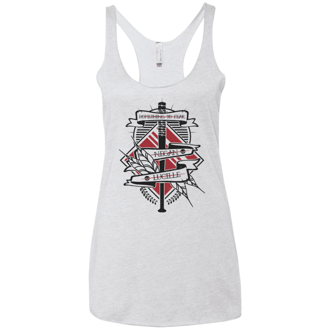 Negan & Lucille Women's Triblend Racerback Tank
