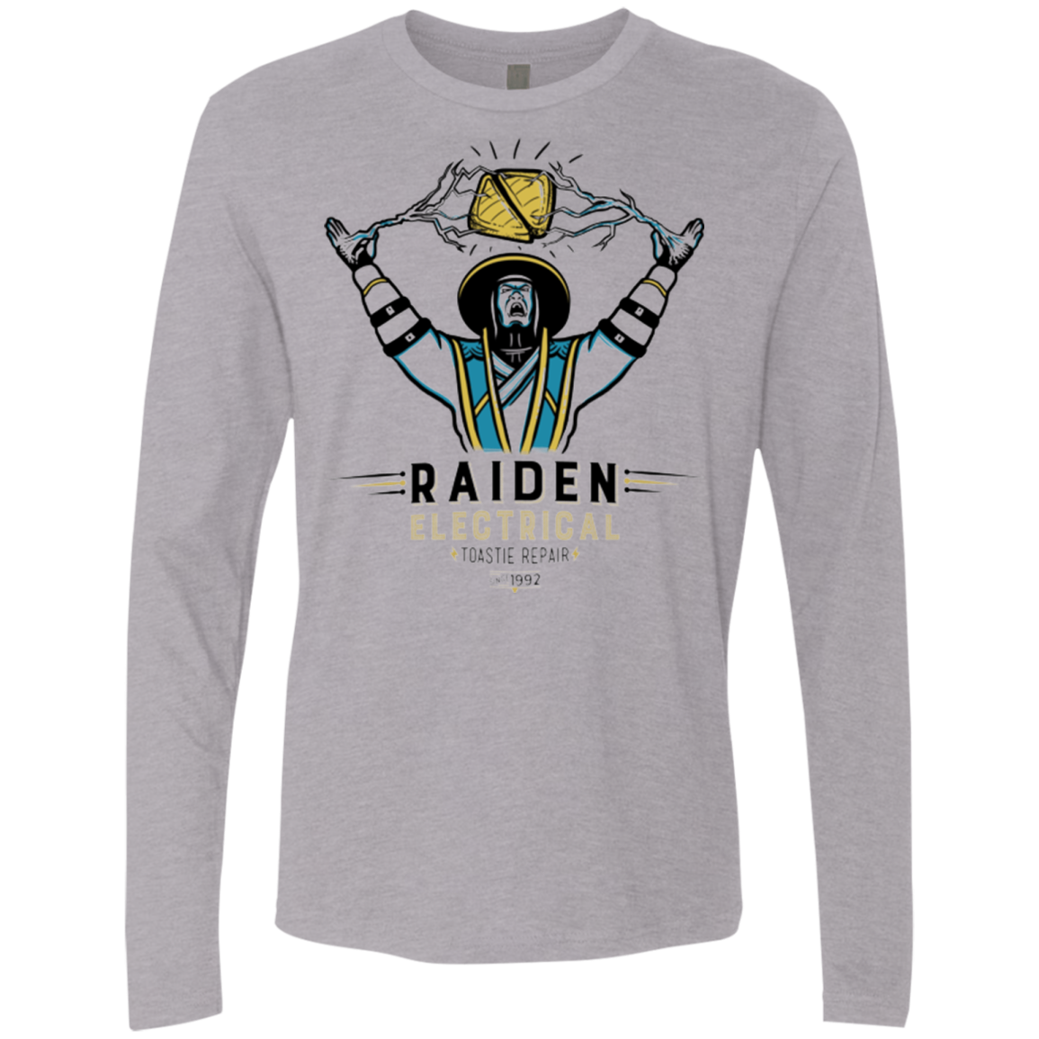 Raiden Electrical Toastie Repair Men's Premium Long Sleeve
