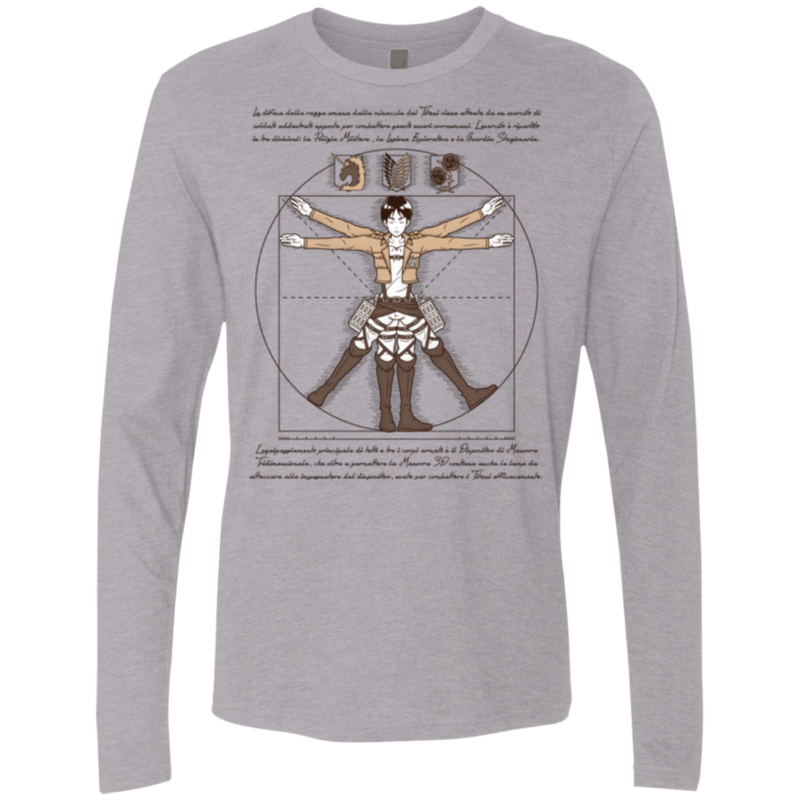 VITRUVIAN TRAINEE Men's Premium Long Sleeve