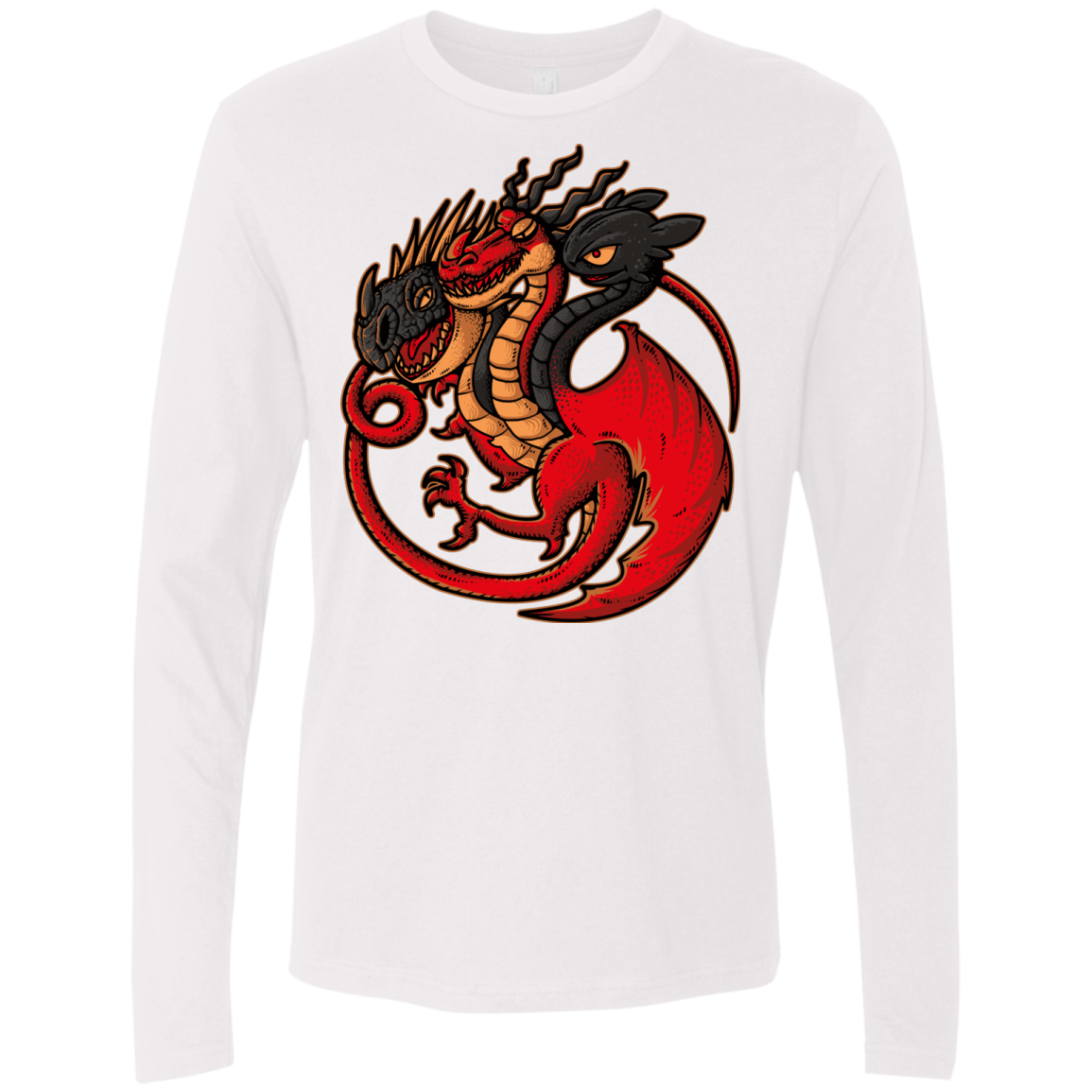 FIRE BLOOD AND TRAINING Men's Premium Long Sleeve