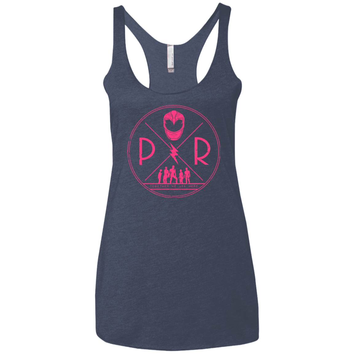 Pink Power Women's Triblend Racerback Tank