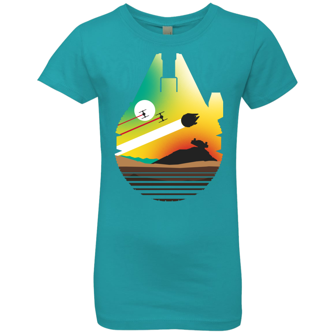 Escape from Desert Planet Girls Premium T-Shirt