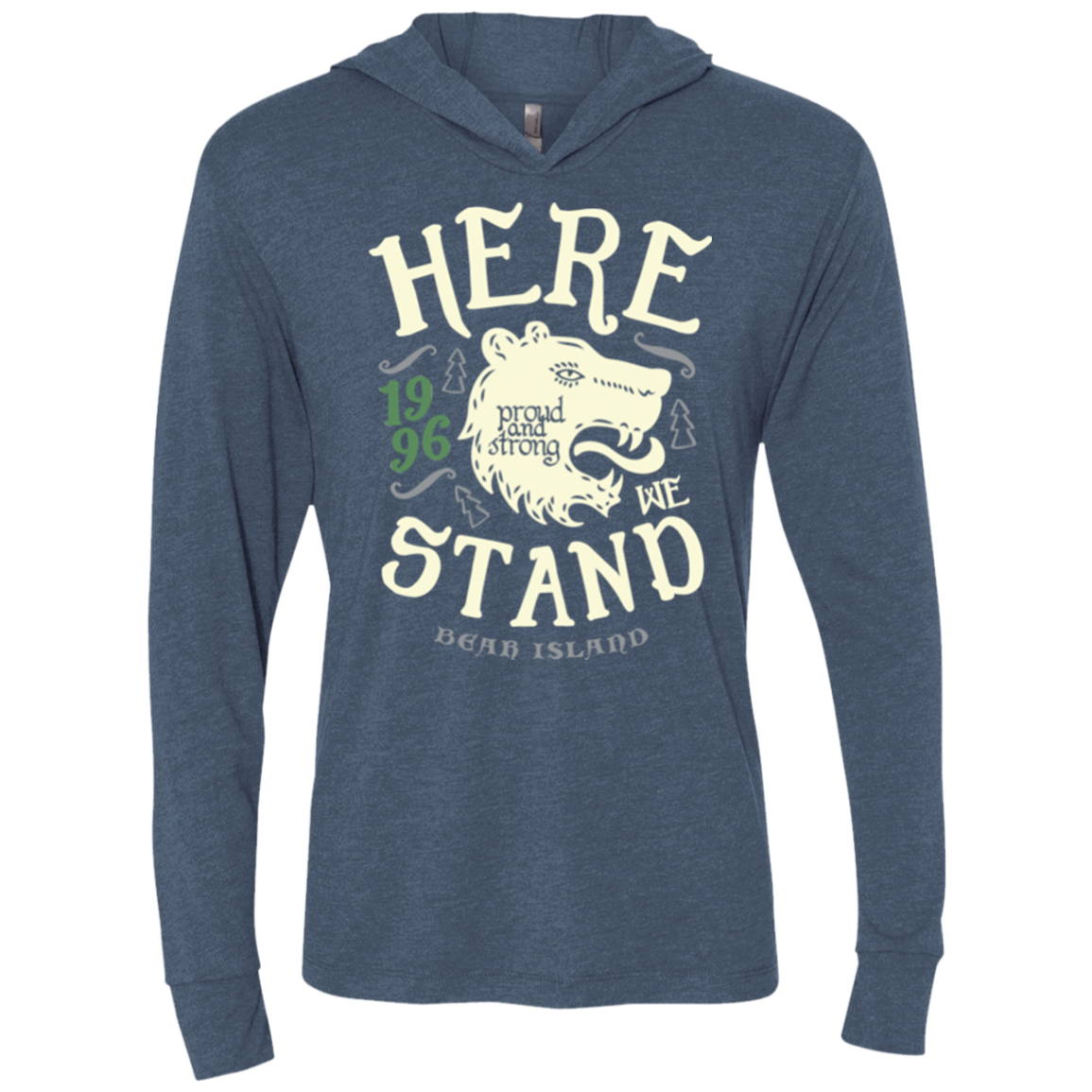 House of Proud Triblend Long Sleeve Hoodie Tee