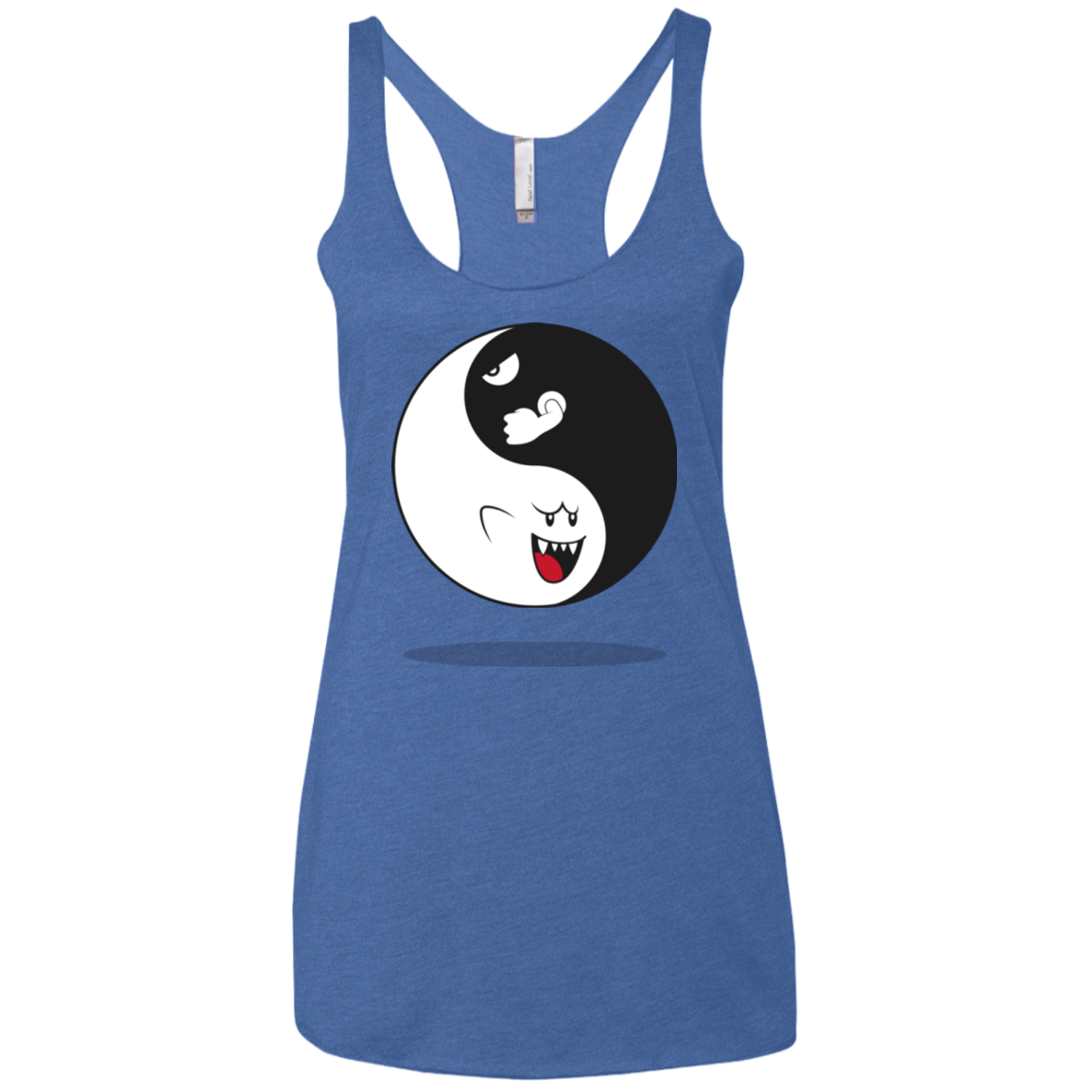 Shy and Angry Women's Triblend Racerback Tank